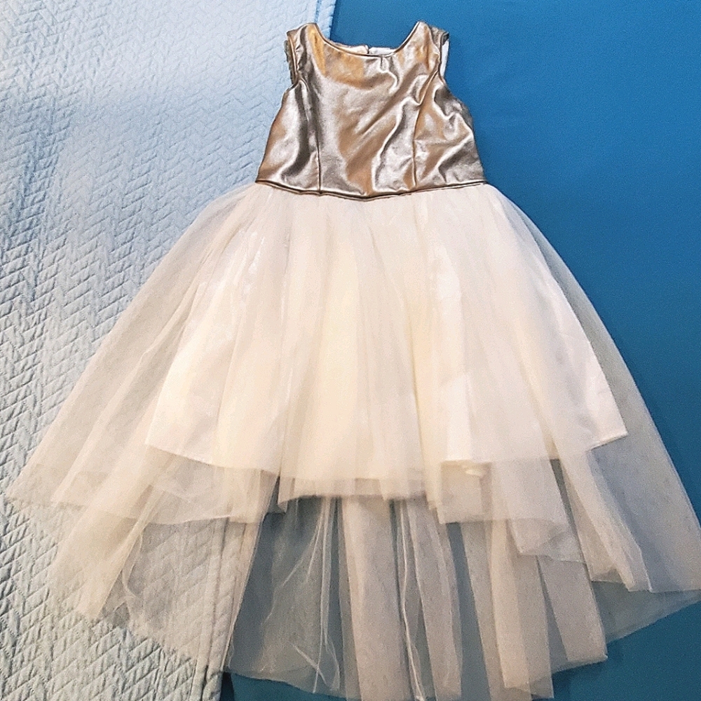 Kids hi-low tulle dress